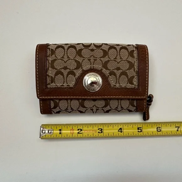 New Vintage Signature Coach Wallet/Card Holder - Picture 3 of 7